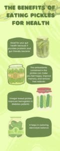 Health benefits of pickles